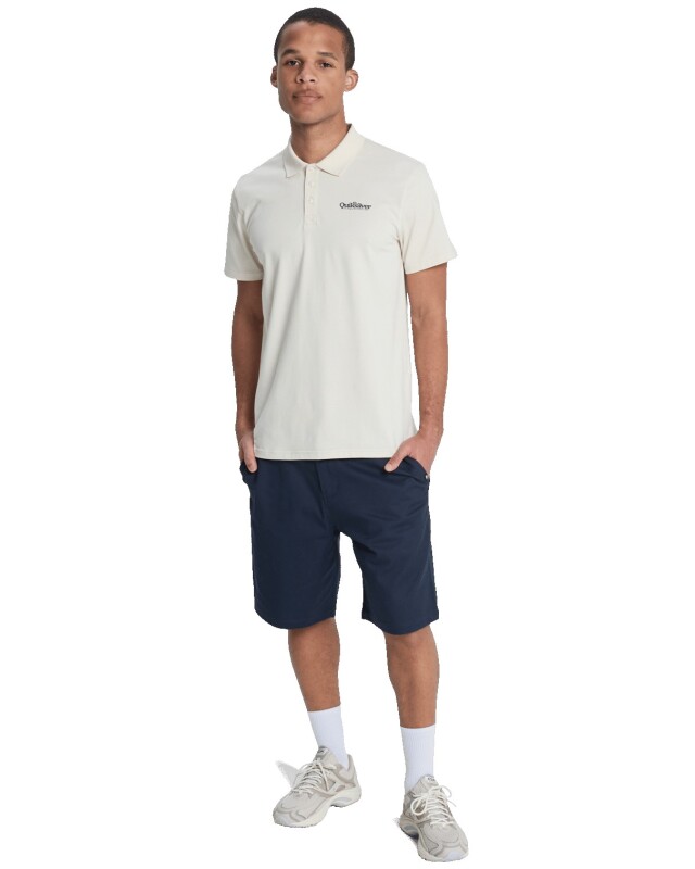 Quiksilver Polo Strech Beyaz Erkek Tshirt - 4