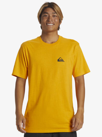 Quiksilver QS COMP LOGO DNA SARI Erkek Tshirt - 4