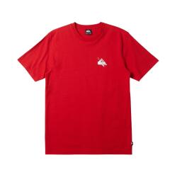 Quiksilver QS PETROGLYPH LOGO DNA KIRMIZI Erkek Tshirt - 1