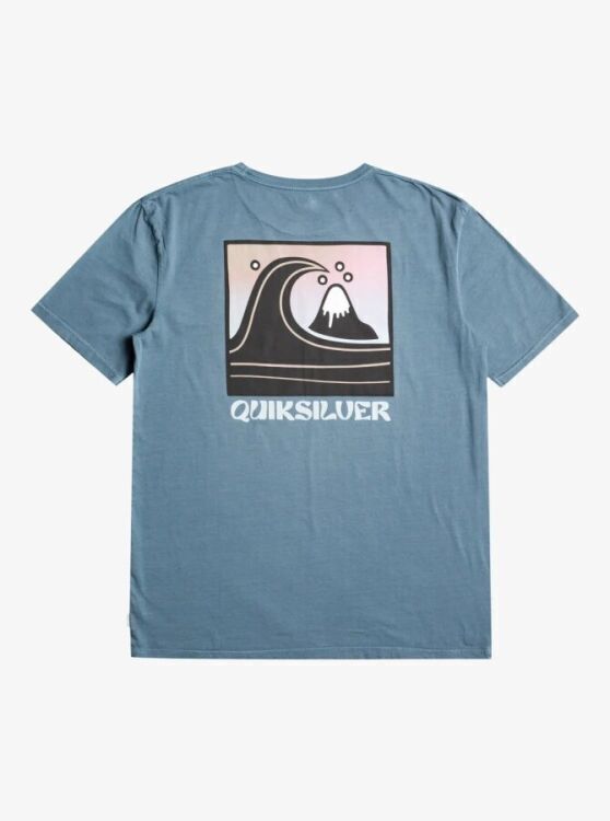 Quiksilver QSBUBBLESTAMP M TEES Mavi Erkek Tshirt - 6