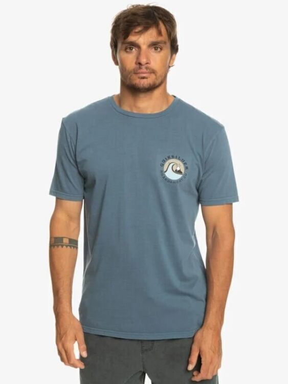 Quiksilver QSBUBBLESTAMP M TEES Mavi Erkek Tshirt - 1