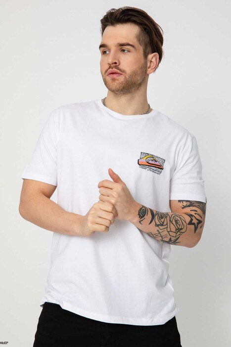 Quiksilver RETROFADE M TEES BEYAZ Erkek Tshirt - 3