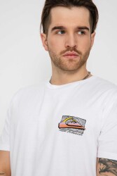 Quiksilver RETROFADE M TEES BEYAZ Erkek Tshirt - 5