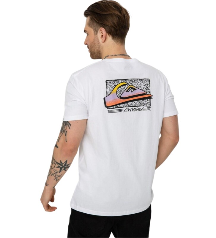 Quiksilver Retrofade M Tees Beyaz Erkek Tshirt - 3