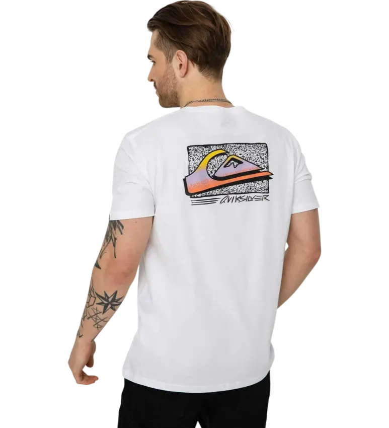Quiksilver Retrofade M Tees Beyaz Erkek Tshirt - 5