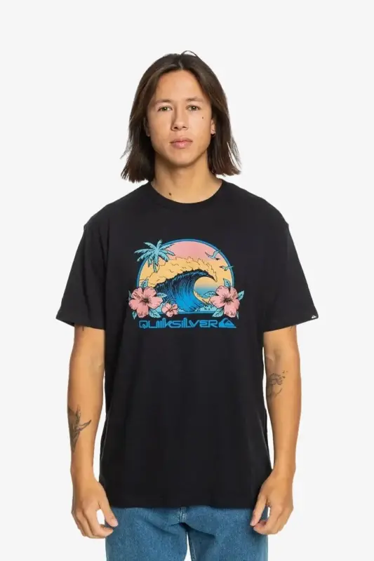 Quiksilver RIDING TODAY SS SİYAH Erkek Tshirt - 1