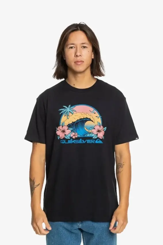 Quiksilver RIDING TODAY SS SİYAH Erkek Tshirt - 1