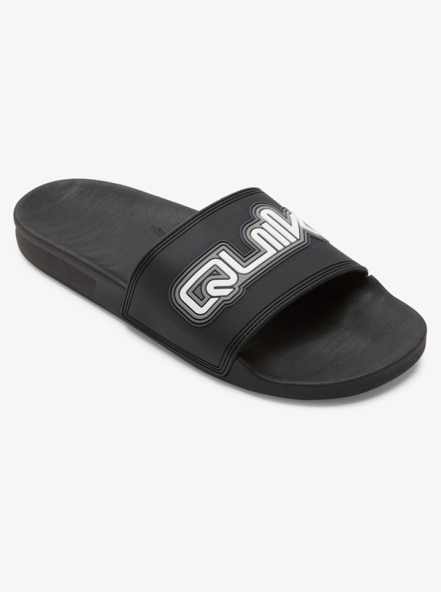 Quiksilver RIVI WORDMARK SLIDE II Antrasit Erkek Terlik - 2