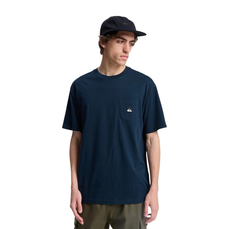 Quiksilver Salt Water Pock Lacivert Erkek Tshirt - 1