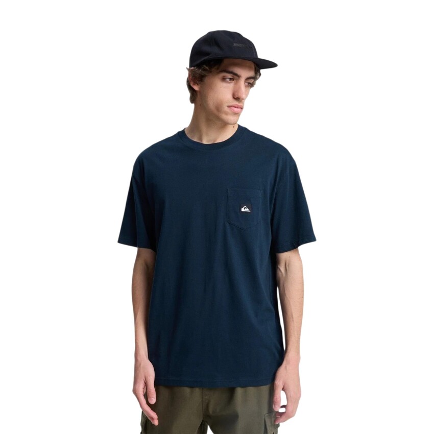 Quiksilver Salt Water Pock Lacivert Erkek Tshirt - 1