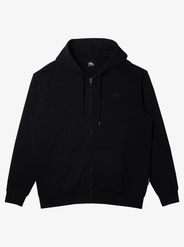 Quiksilver Salt Water Zip Hoodie Siyah Erkek Sweatshirt - 6