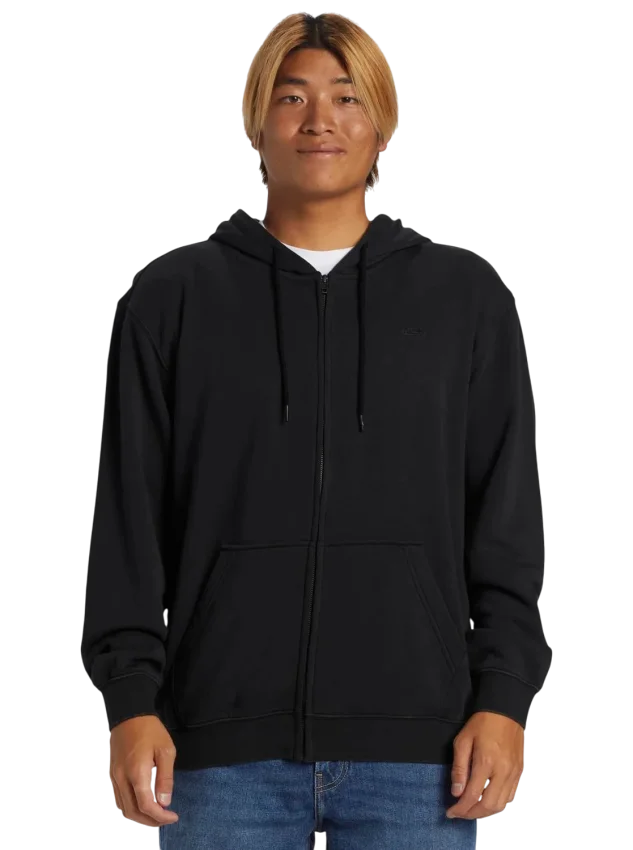 Quiksilver Salt Water Zip Hoodie Siyah Erkek Sweatshirt - 1