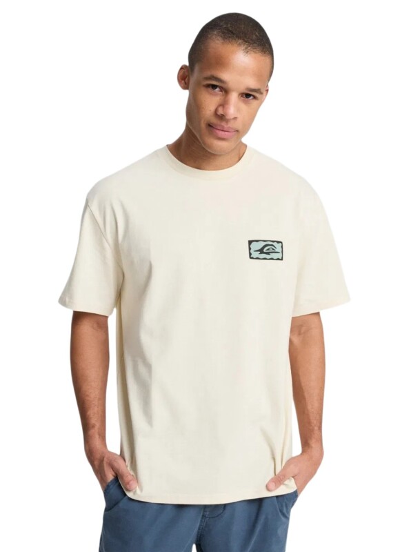 Quiksilver Serenity Splash Bej Erkek Tshirt - Quiksilver