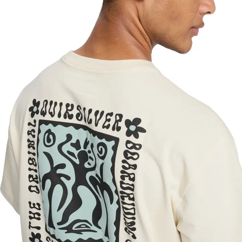 Quiksilver Serenity Splash Bej Erkek Tshirt - 5