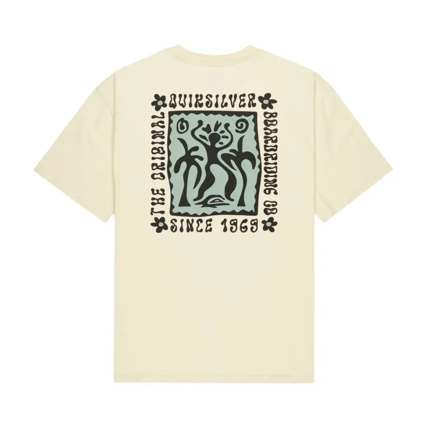 Quiksilver Serenity Splash Bej Erkek Tshirt - 7