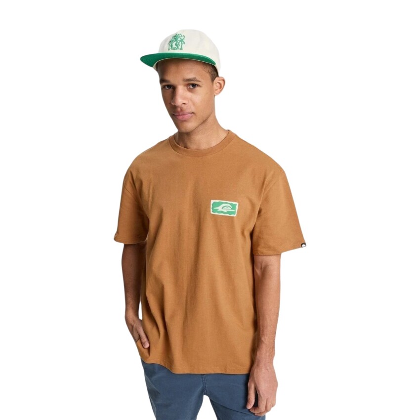 Quiksilver Serenity Splash Kahverengi Erkek Tshirt - 1