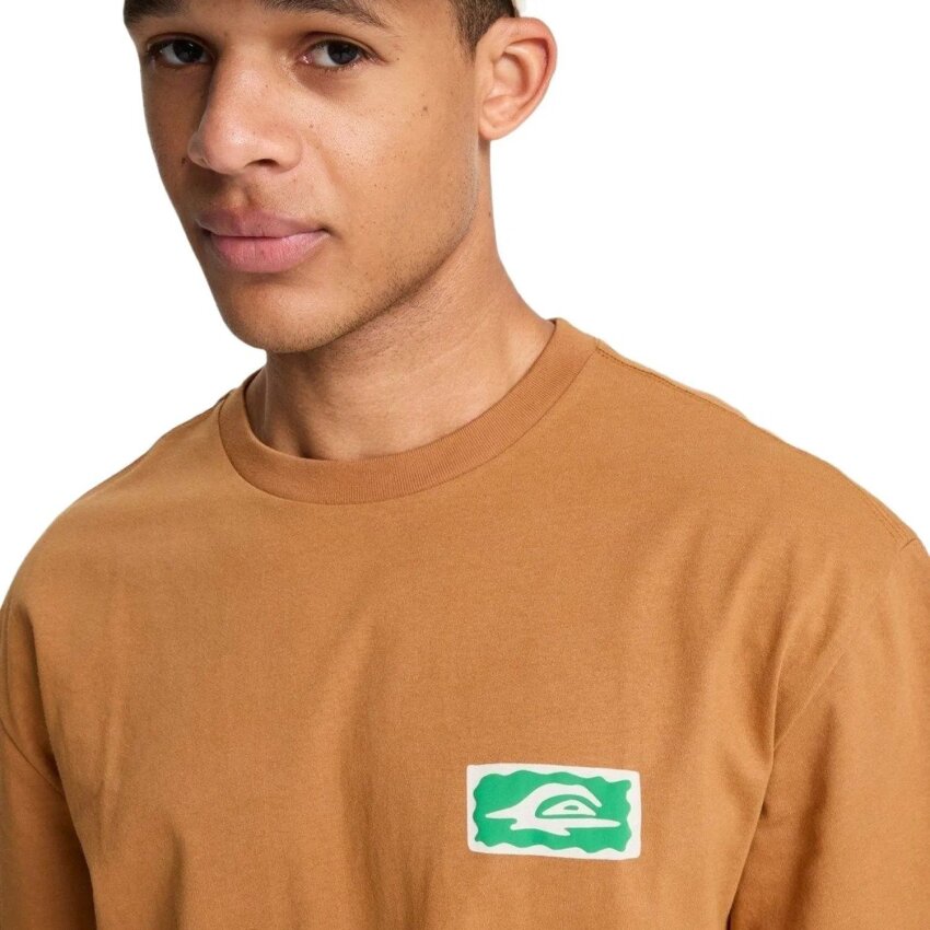 Quiksilver Serenity Splash Kahverengi Erkek Tshirt - 4