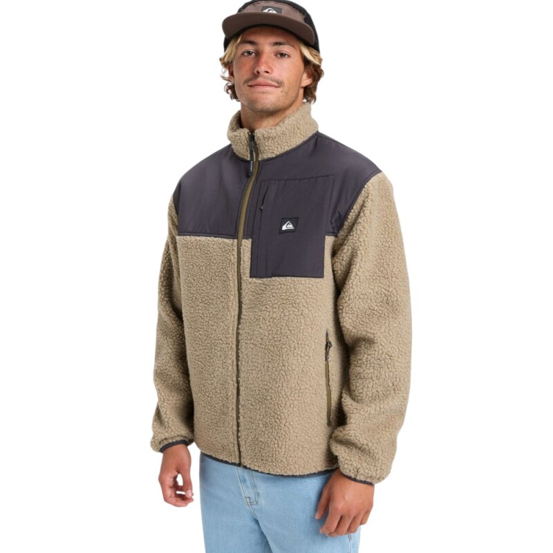 Quiksilver Shallow Water FZ Kahverengi Erkek Polar - 1