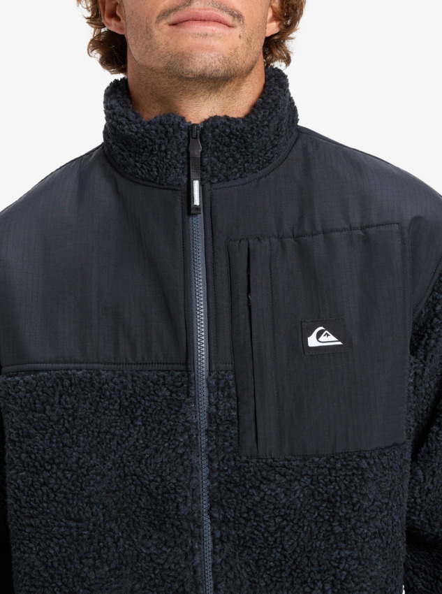 Quiksilver Shallow Water FZ Lacivert Erkek Polar - 3