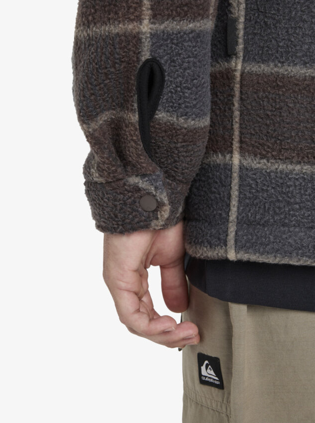 Quiksilver Sherpa Kahverengi Erkek Polar - 4