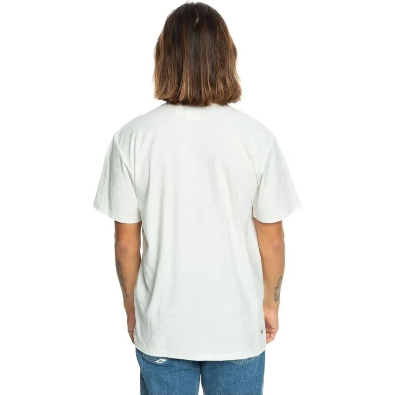 Quiksilver SLUB ROUNDNECK BEYAZ Erkek Tshirt - 4