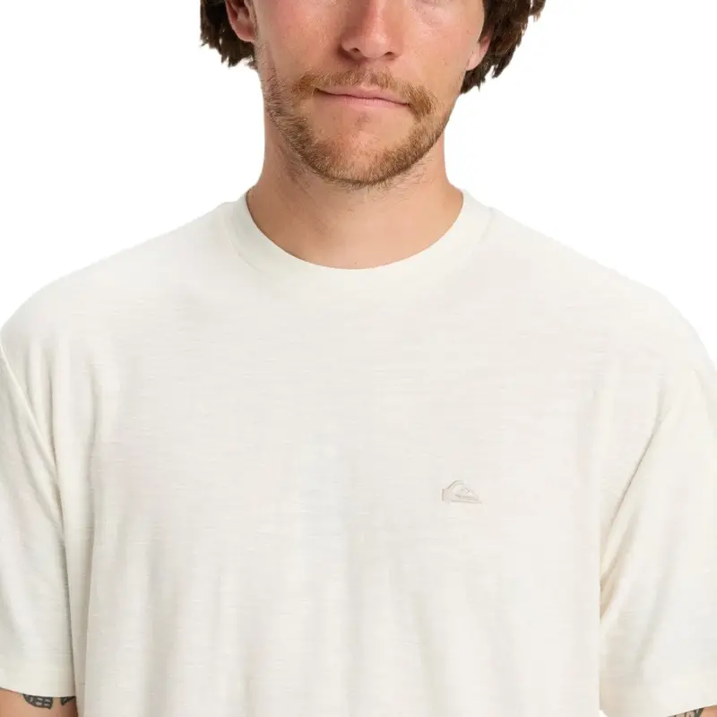 Quiksilver Slub Roundneck Beyaz Erkek Tshirt - 3