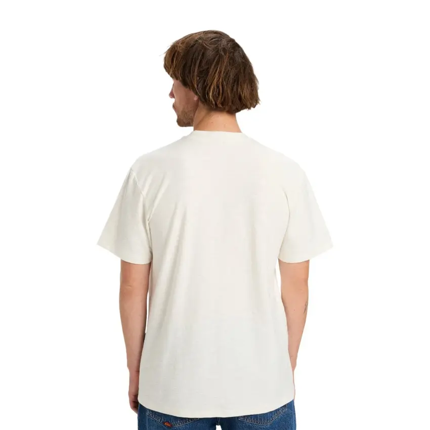 Quiksilver Slub Roundneck Beyaz Erkek Tshirt - 4