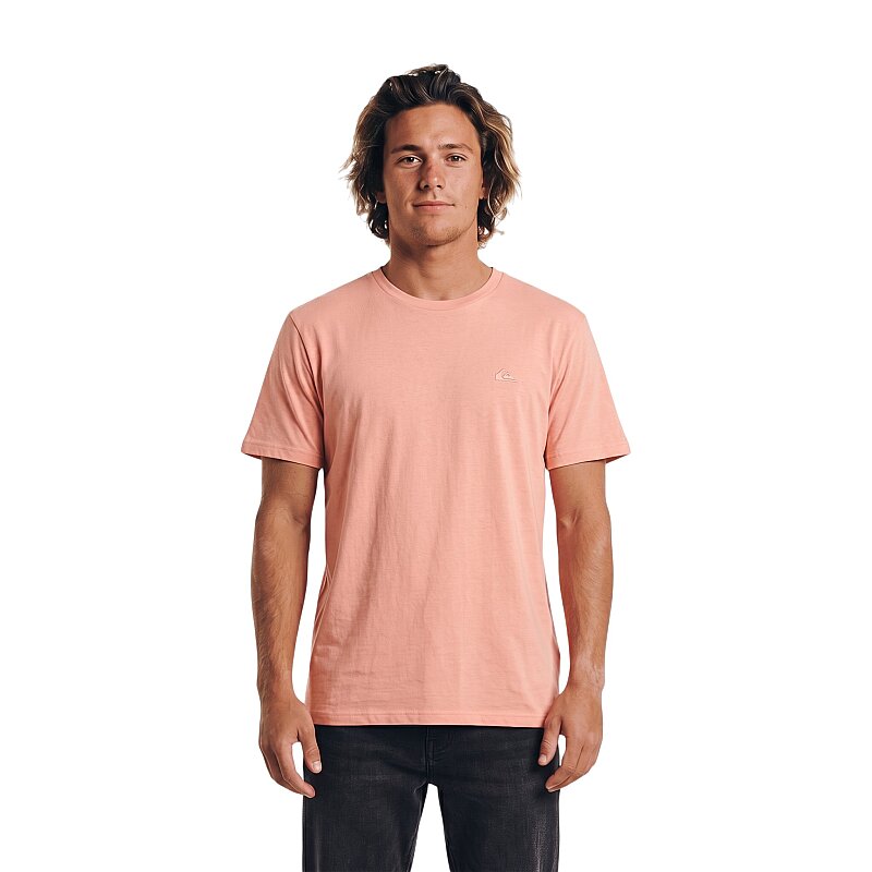 Quiksilver Slub Roundneck Pembe Erkek Tshirt - 1