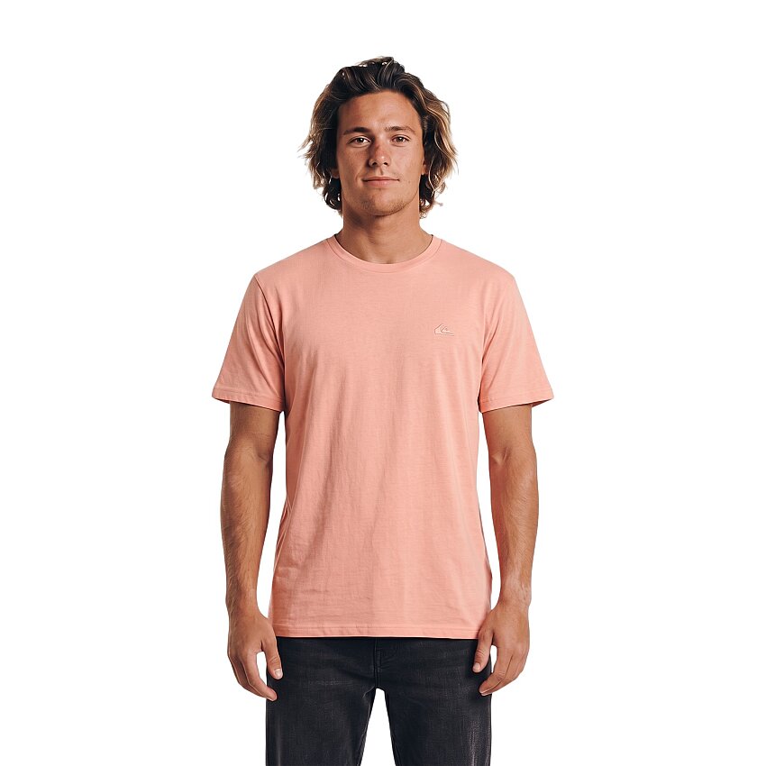 Quiksilver Slub Roundneck Pembe Erkek Tshirt - 1