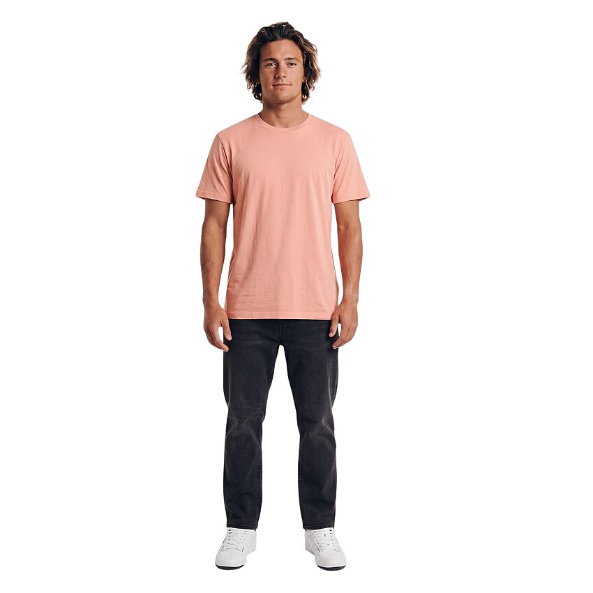 Quiksilver Slub Roundneck Pembe Erkek Tshirt - 3