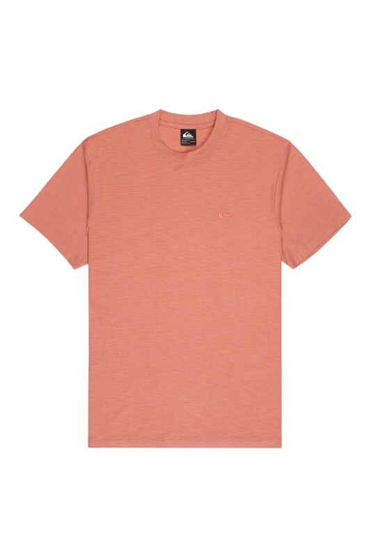 Quiksilver Slub Roundneck Pembe Erkek Tshirt - 1