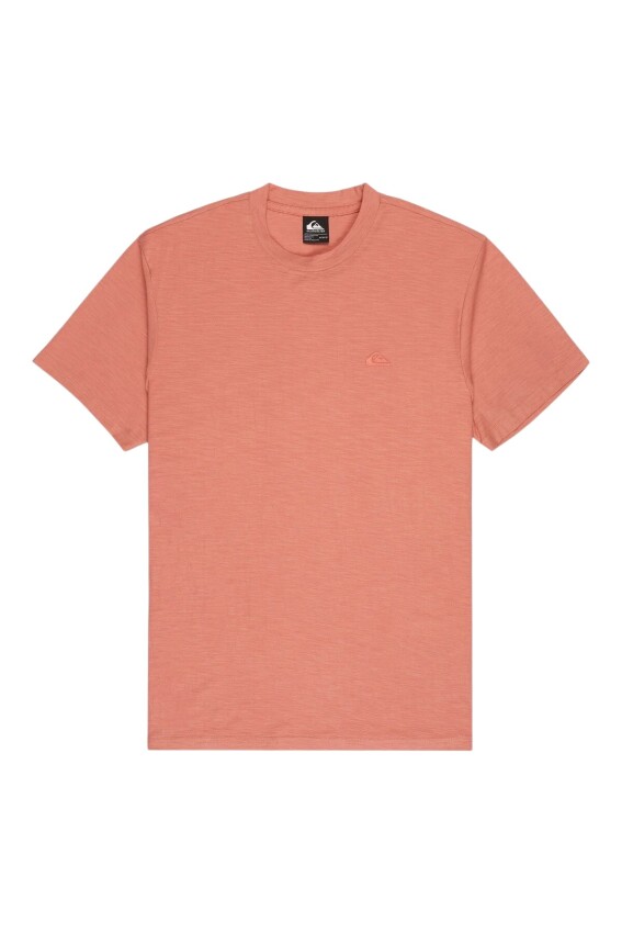 Quiksilver Slub Roundneck Pembe Erkek Tshirt - 1