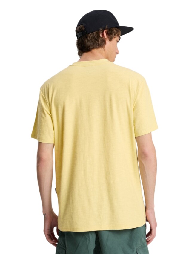 Quiksilver Slub Roundneck Yeşil Erkek Tshirt - 3