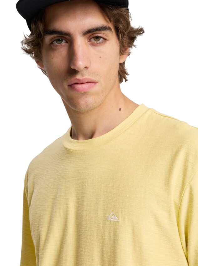 Quiksilver Slub Roundneck Yeşil Erkek Tshirt - 4