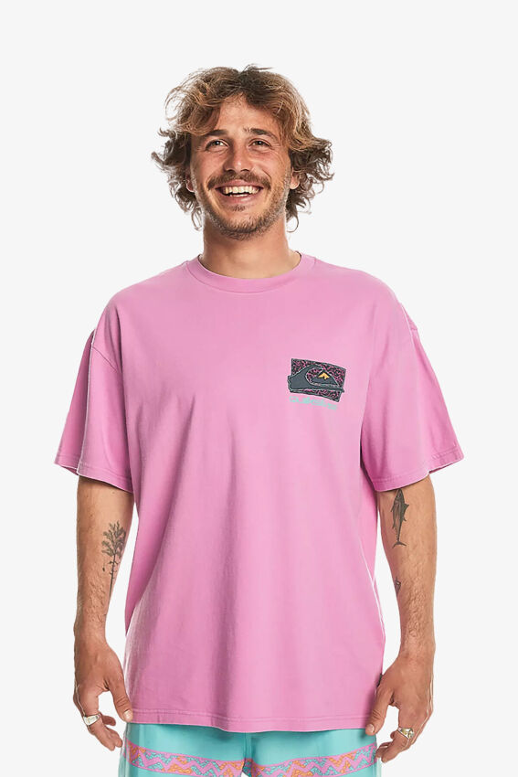 Quiksilver SPIN CYCLE SS Mor Erkek Tshirt - 3