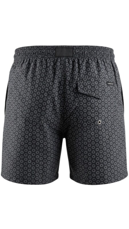 Quiksilver Strech Printed Antrasit Erkek Mayo - 2