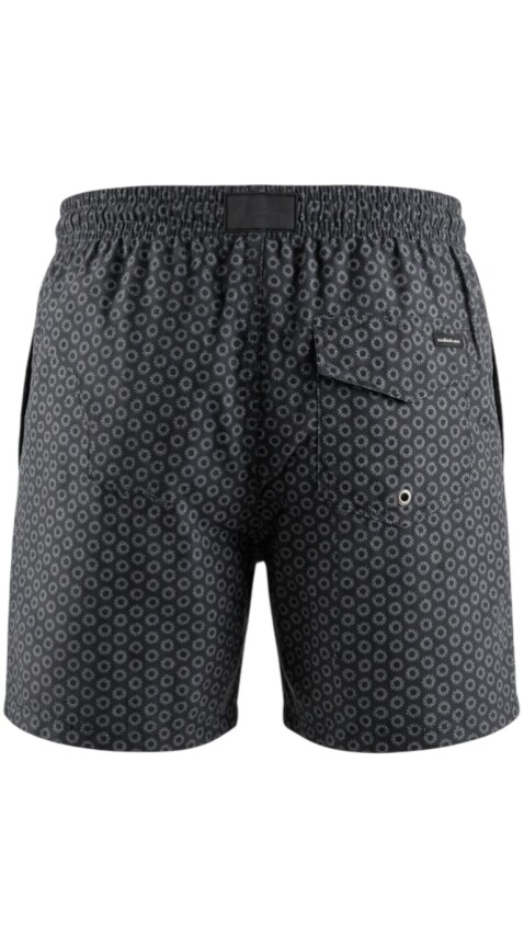 Quiksilver Strech Printed Antrasit Erkek Mayo - 2