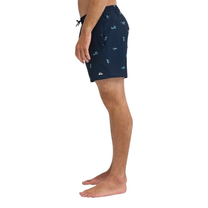 Quiksilver Strech Printed Lacivert Erkek Mayo - Quiksilver (1)
