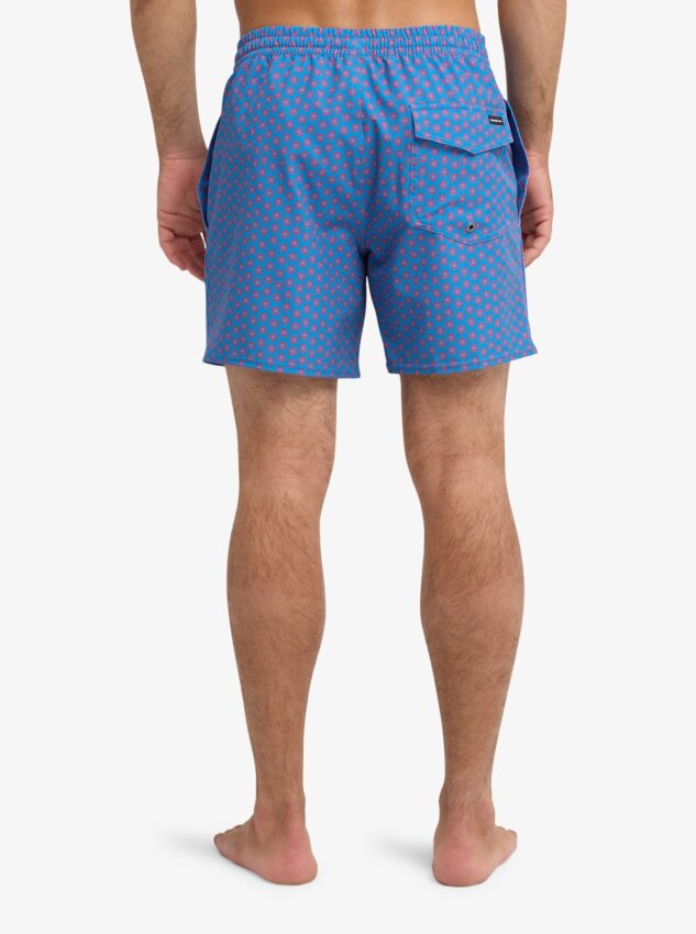 Quiksilver Strech Printed Mavi Erkek Mayo - 6