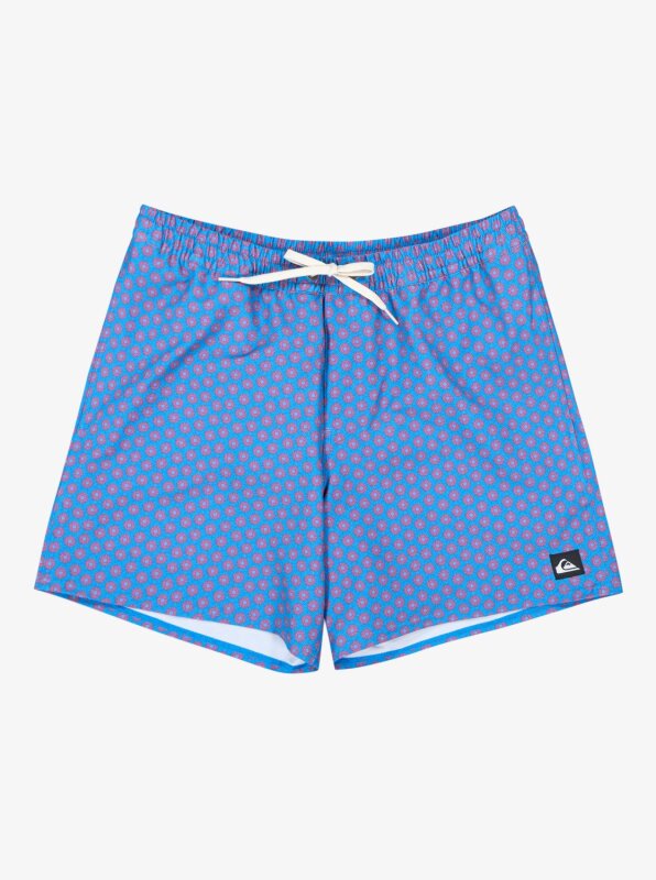 Quiksilver Strech Printed Mavi Erkek Mayo - 7