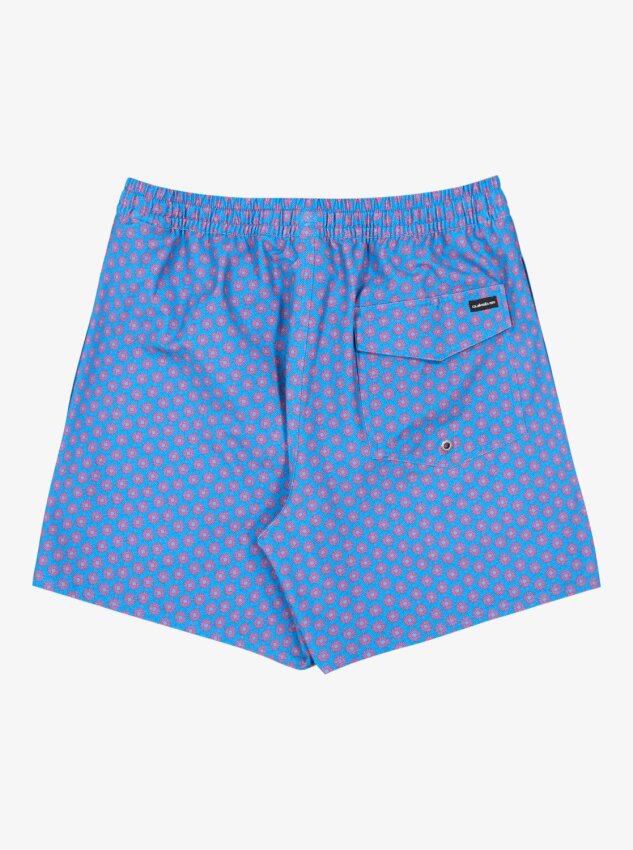 Quiksilver Strech Printed Mavi Erkek Mayo - 8