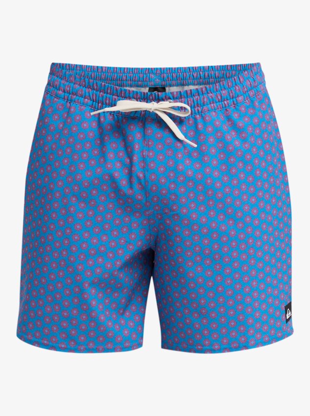 Quiksilver Strech Printed Mavi Erkek Mayo - 9