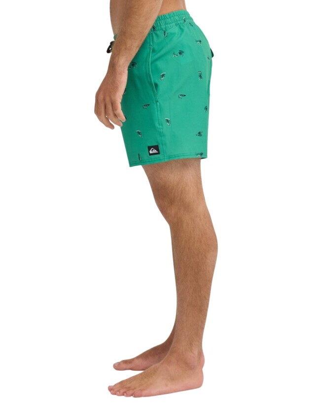 Quiksilver Strech Printed Yeşil Erkek Mayo - 2