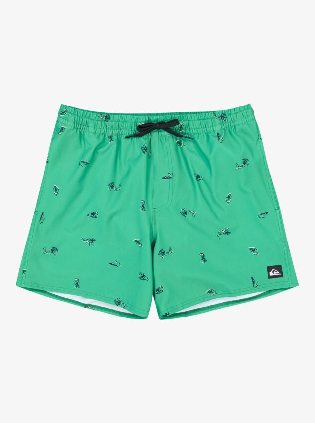 Quiksilver Strech Printed Yeşil Erkek Mayo - 7