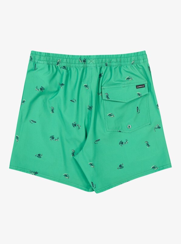 Quiksilver Strech Printed Yeşil Erkek Mayo - 8