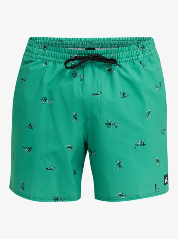 Quiksilver Strech Printed Yeşil Erkek Mayo - 9