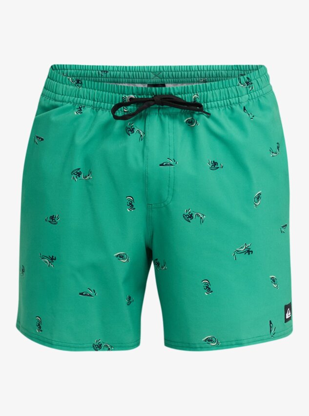 Quiksilver Strech Printed Yeşil Erkek Mayo - 9