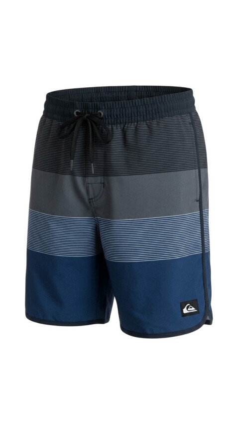 Quiksilver Strech Scallop Antrasit Erkek Mayo - 1