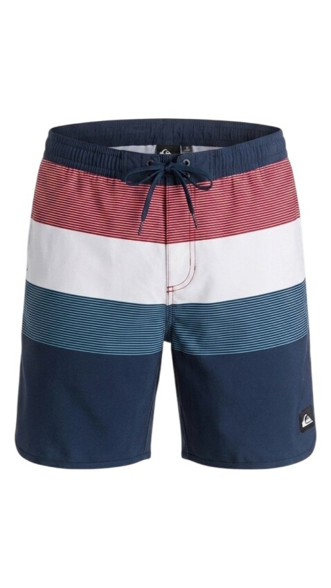 Quiksilver Strech Scallop Lacivert Erkek Mayo - 1