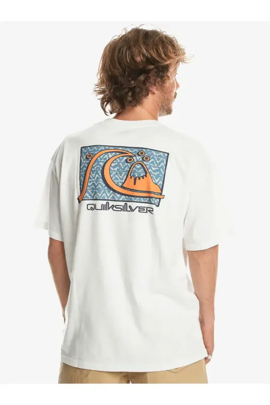Quiksilver TAKE US BACK BUBBLE SS BEYAZ Erkek Tshirt - 4